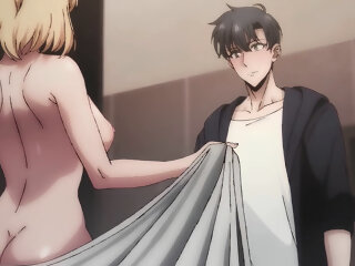 shower,couple,hentai
